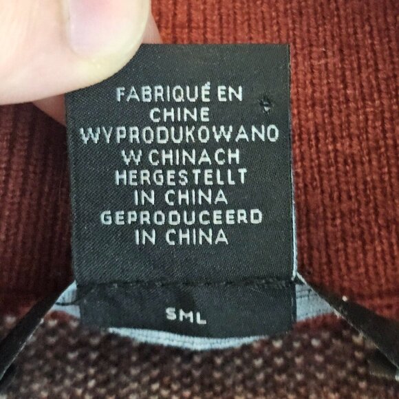 Tahari Fleece Jacket Womens XS Red Plaid Full Zip Duster Parka Mid Length - Picture 11 of 12